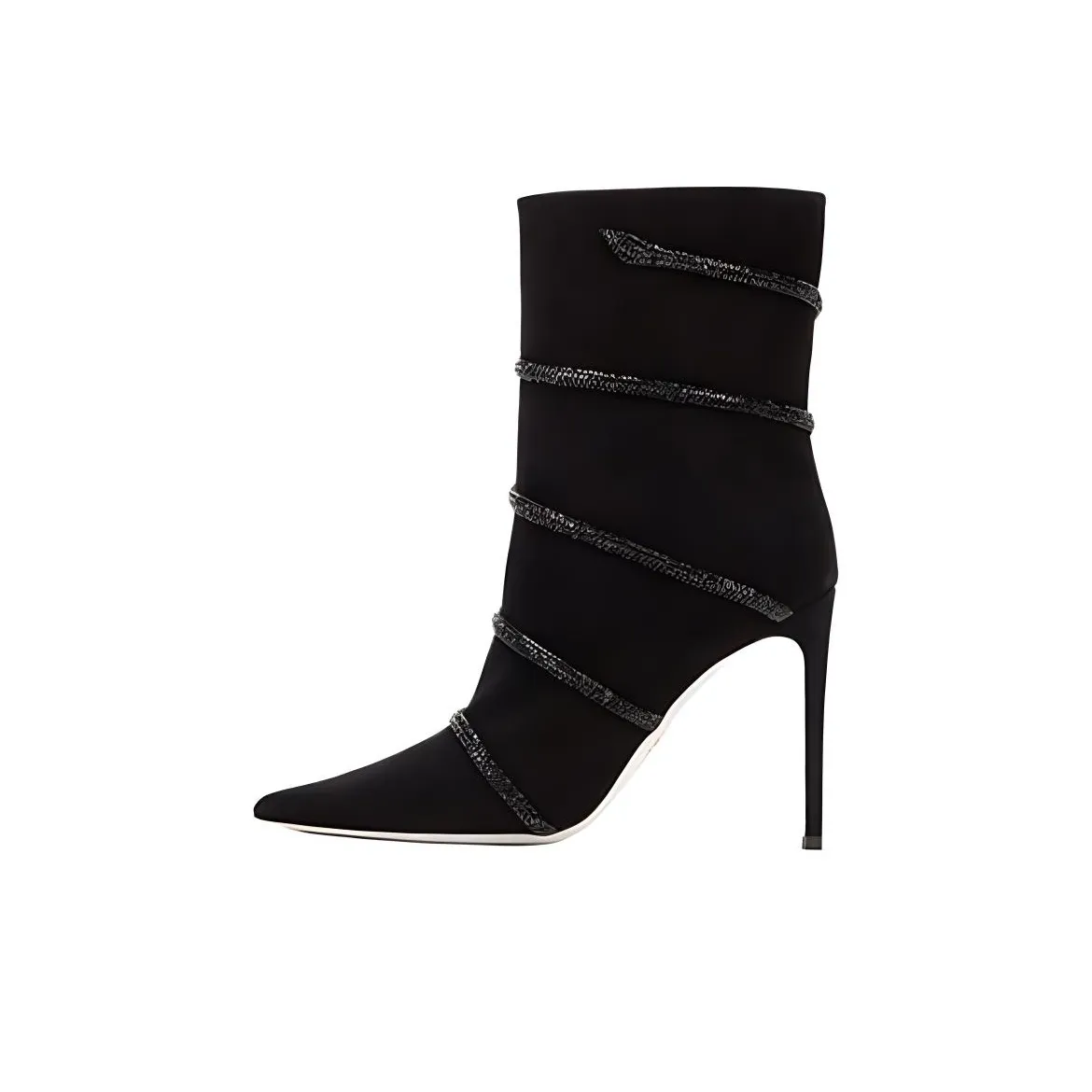 RENE CAOVILLA Cleo Ankle Boots 10.5cm Women's Black