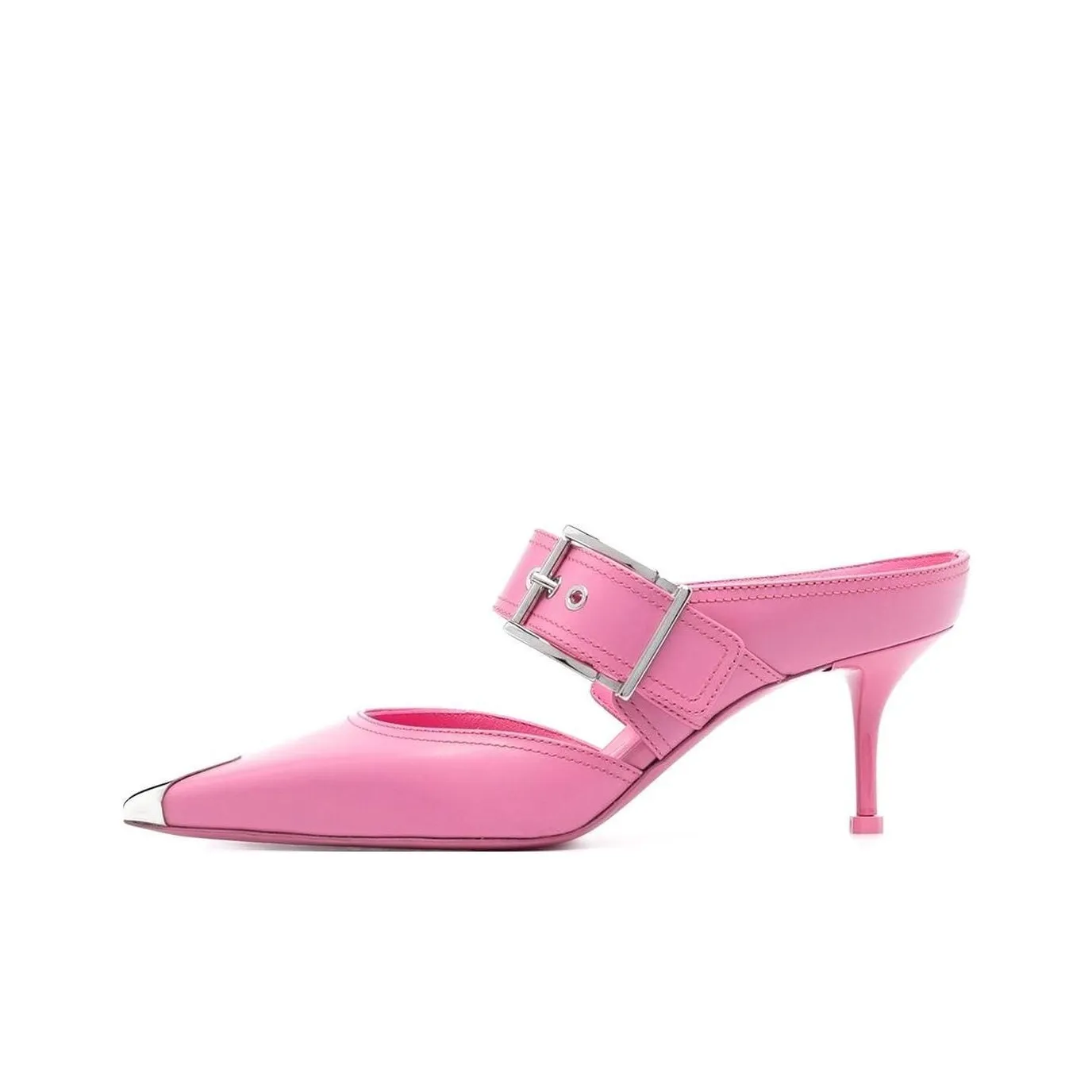 Alexander McQueen Pointed-Toe Slip-On Mules Women's
