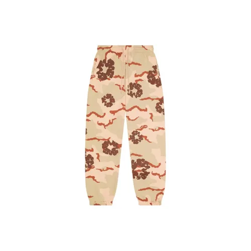 Denim Tears Camouflage Floral Collection Хаки Унисекс Вязаные Тренировочные Брюки