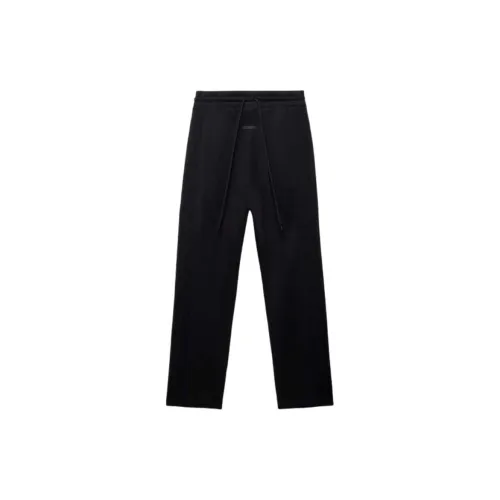 Fear of God Athletics Adidas Co Branded Paragraph Черные Мужские Вязаные Тренировочные Брюки