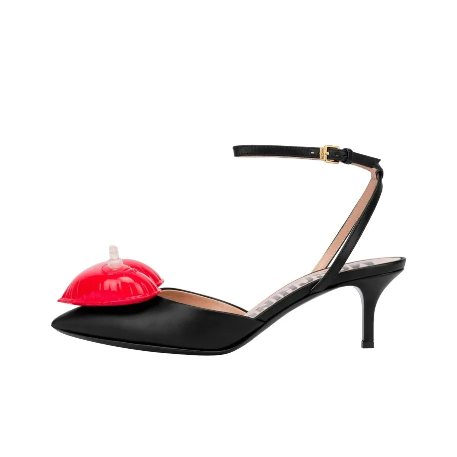 MOSCHINO Узкий каблук Высокие каблуки 6,5 см Женские Черный