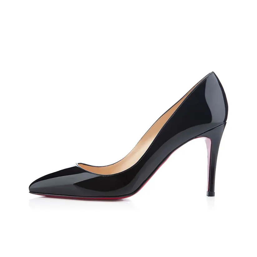 Christian Louboutin Pigalle 85mm Pump Black Patent Leather Women's