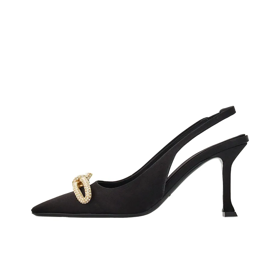 FERRAGAMO Asymmetric-bow 85mm Slingback Pumps