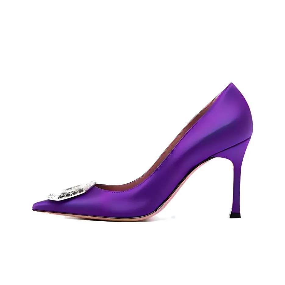 AMINA MUADDI High Heels 9cm Women's Purple
