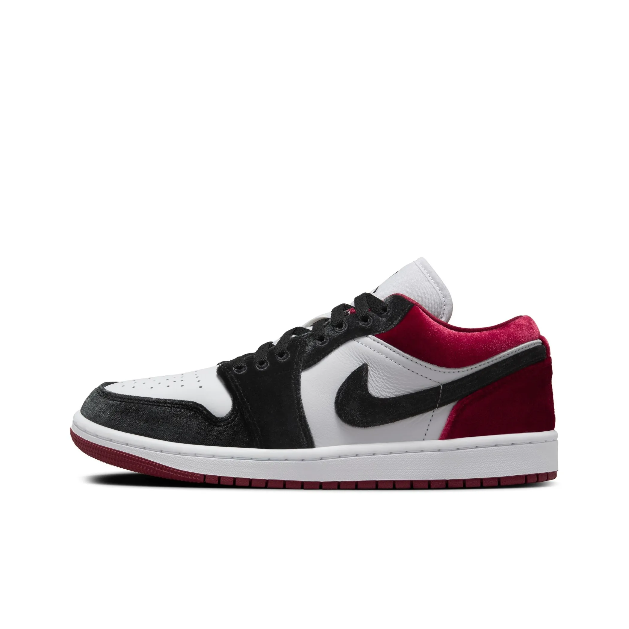 Jordan 1 Low Se Velvet Black Toe Women's