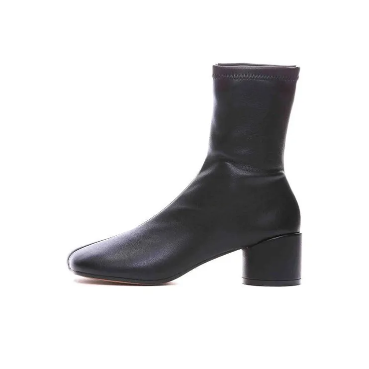 MM6 Maison Margiela Anatomic Ankle Boots 5cm Women's Black