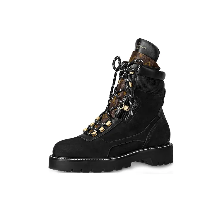 LOUIS VUITTON Territory Short Martin Boot Women's Black