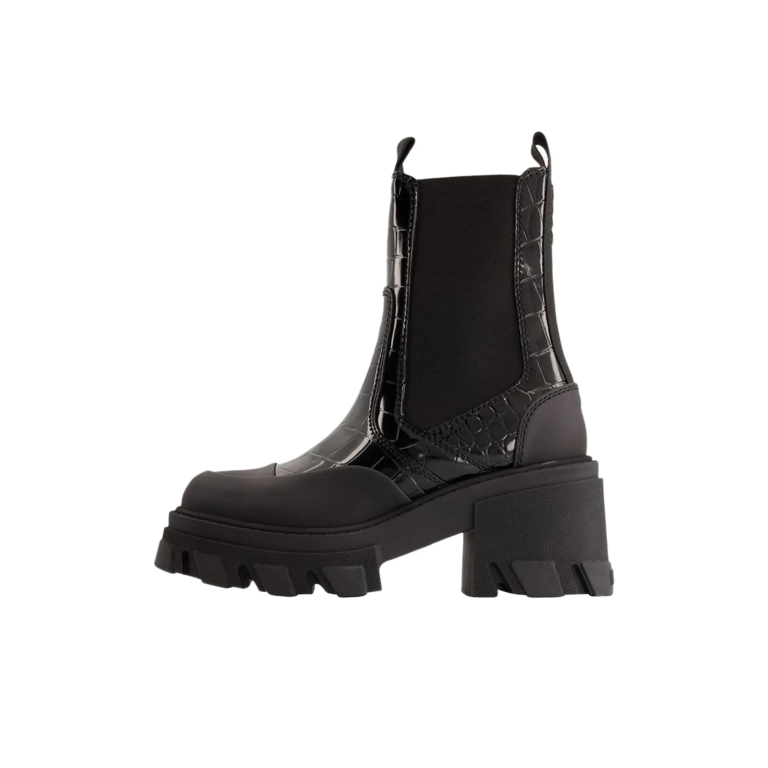 GANNI Short Chelsea Boots 4cm Women's Black