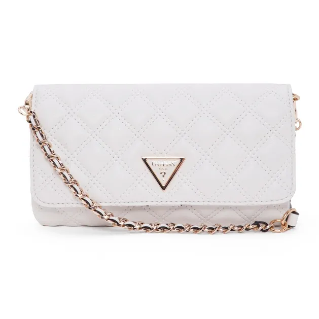 GUESS Artificial Leather Shoulder Bag Regular Women's White