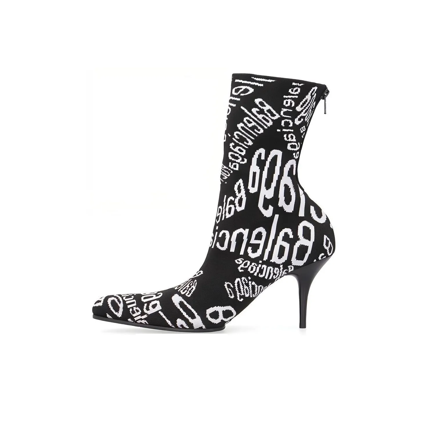 Balenciaga Knife Ankle Blau boots Women's Black, White