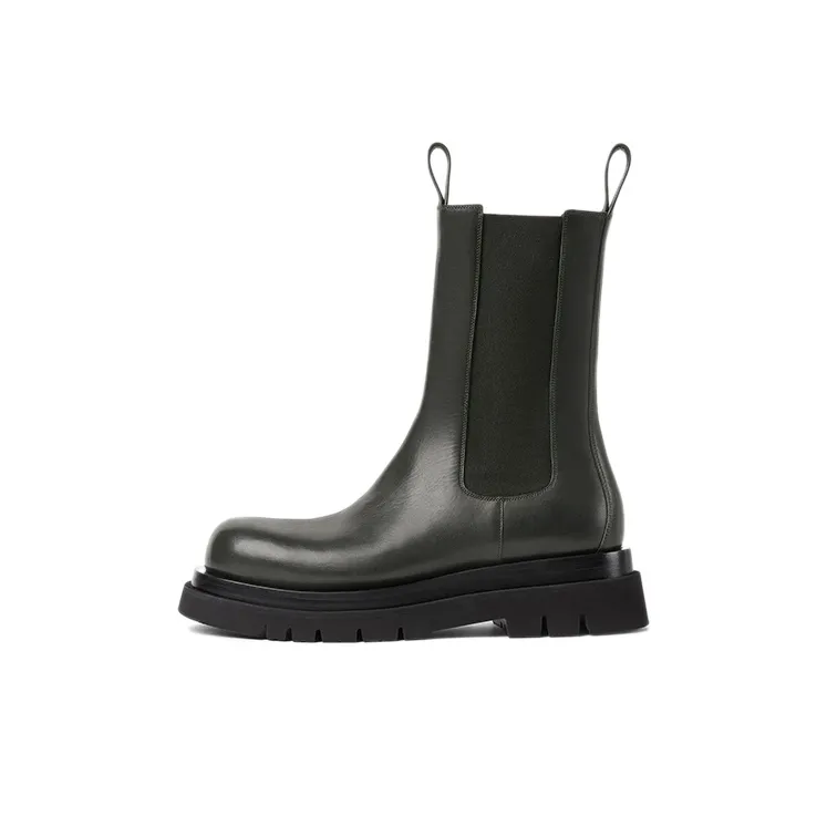 Bottega Veneta Lug Boot Bottle Green Women's