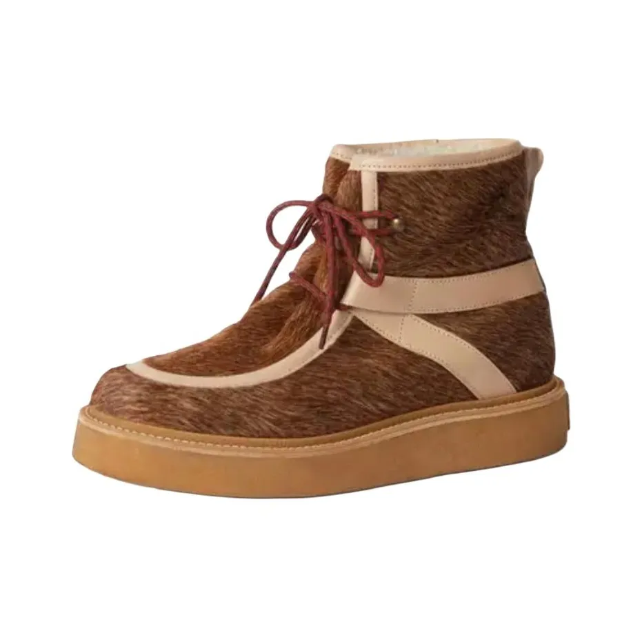KENZO Yuki Ankle Boots 4cm Men's Brown