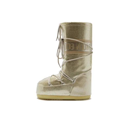 Moon Boot Сноубутсы с золотыми блестками унисекс