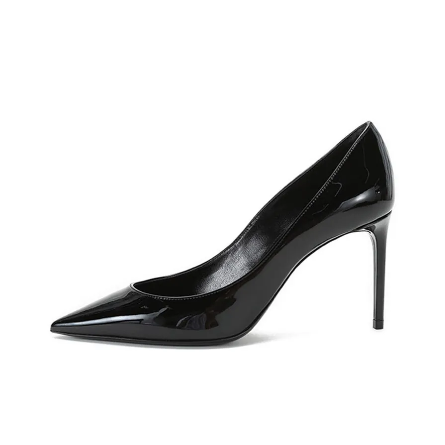 SAINT LAURENT Slim Heel High Heels Women's Black