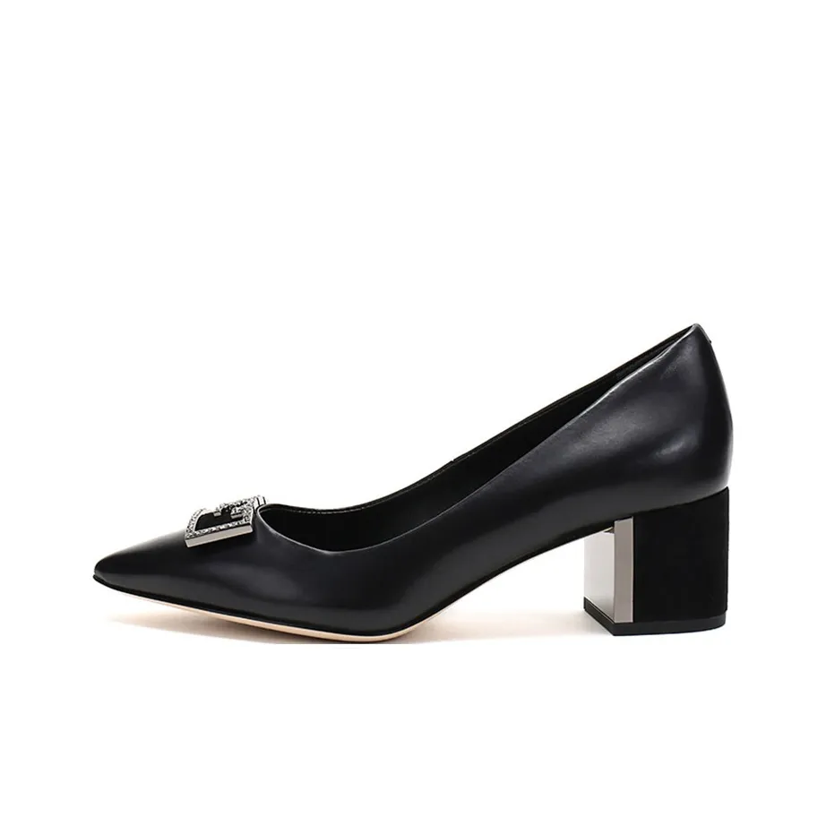 TORY BURCH Chunky Heel High Heels 5.5cm Women's Black