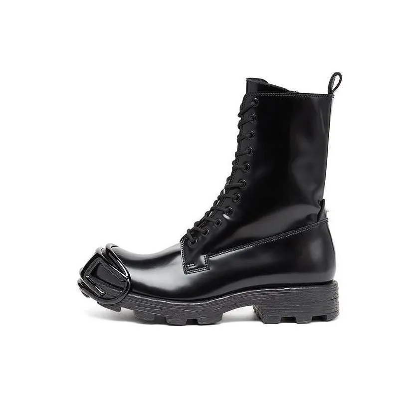 DIESEL D-Hammer D Lace-up Leather Boots