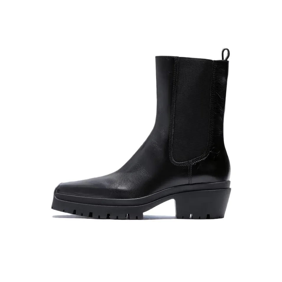 alexander wang 55mm Square toe Leather Boots