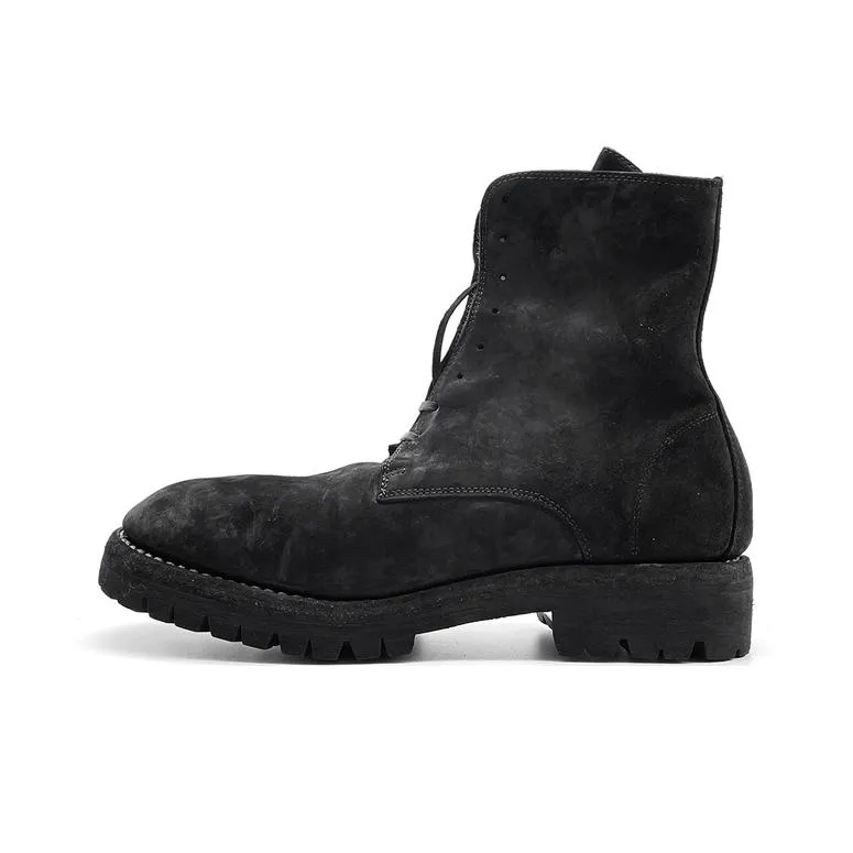 GUIDI 795V Leather Ankle Boots