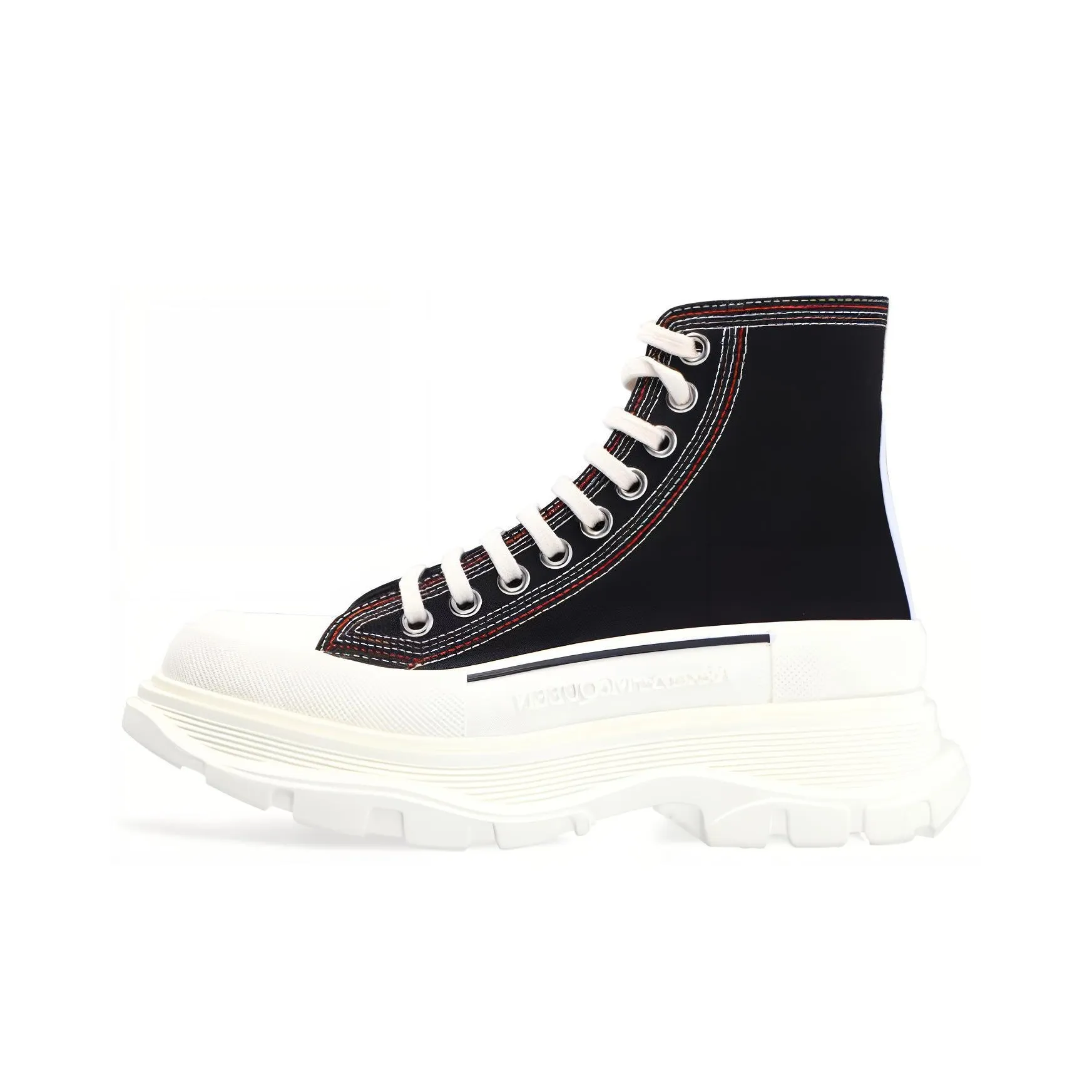 Alexander McQueen Tread Slick Short Platform Shoes Men's Black