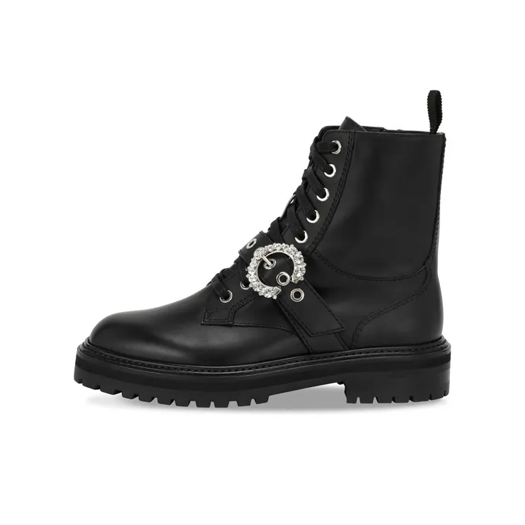 Jimmy Choo Cora Short Martin Boot Women's Black