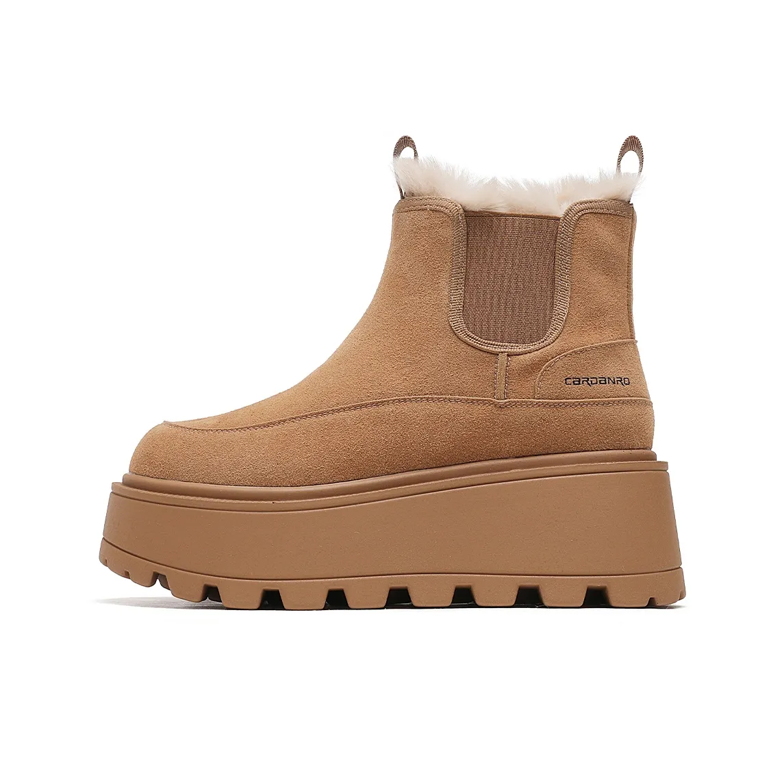 CARDANRO Короткие Сноубутсы Женские Карамель