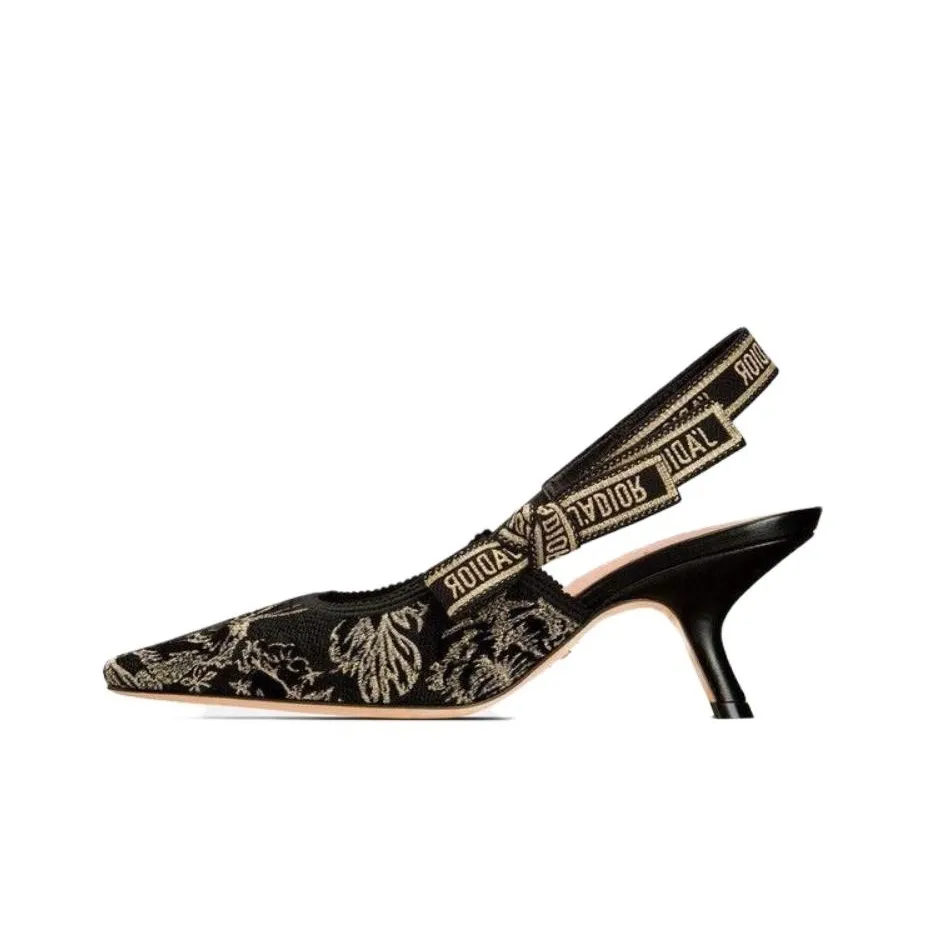 DIOR J'Adior Slim Heel High Heels 6.5cm Women's Black