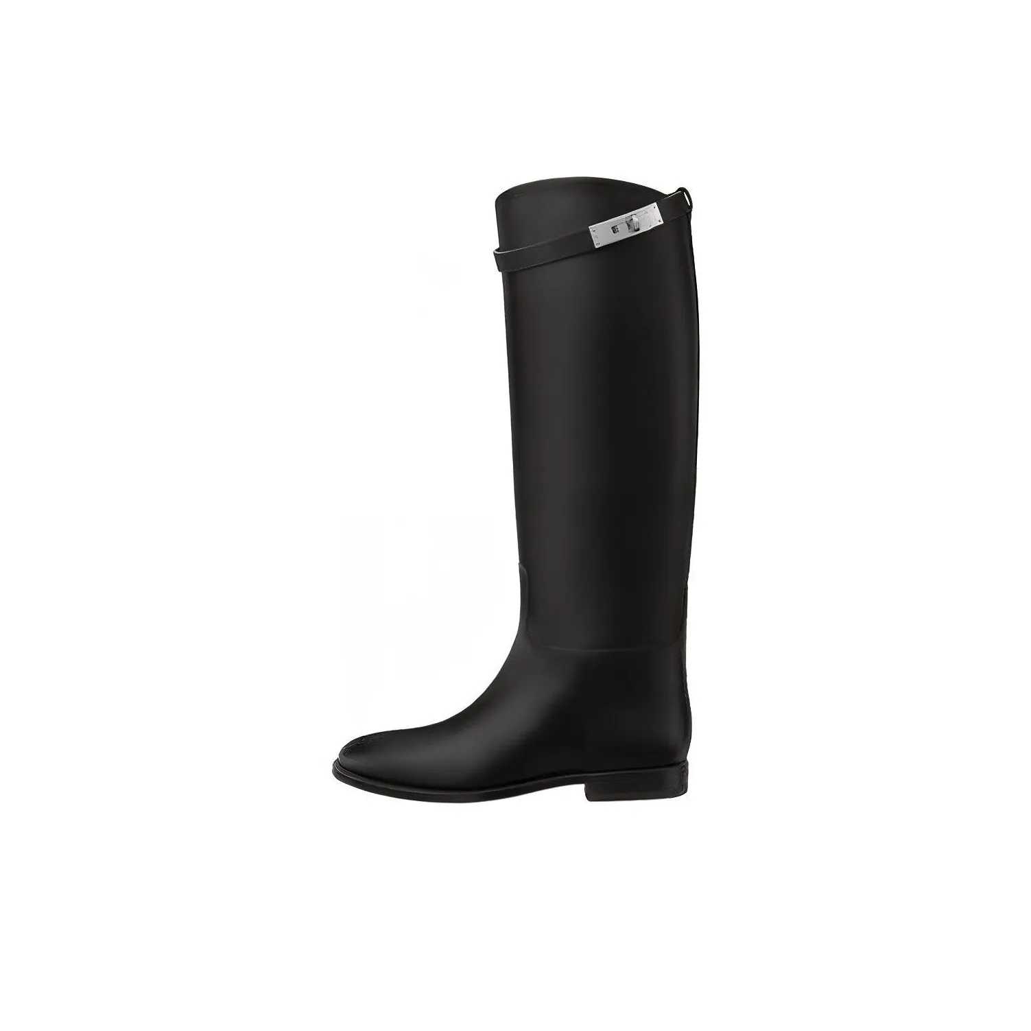 HERMES Knee high Boots Women
s Black
