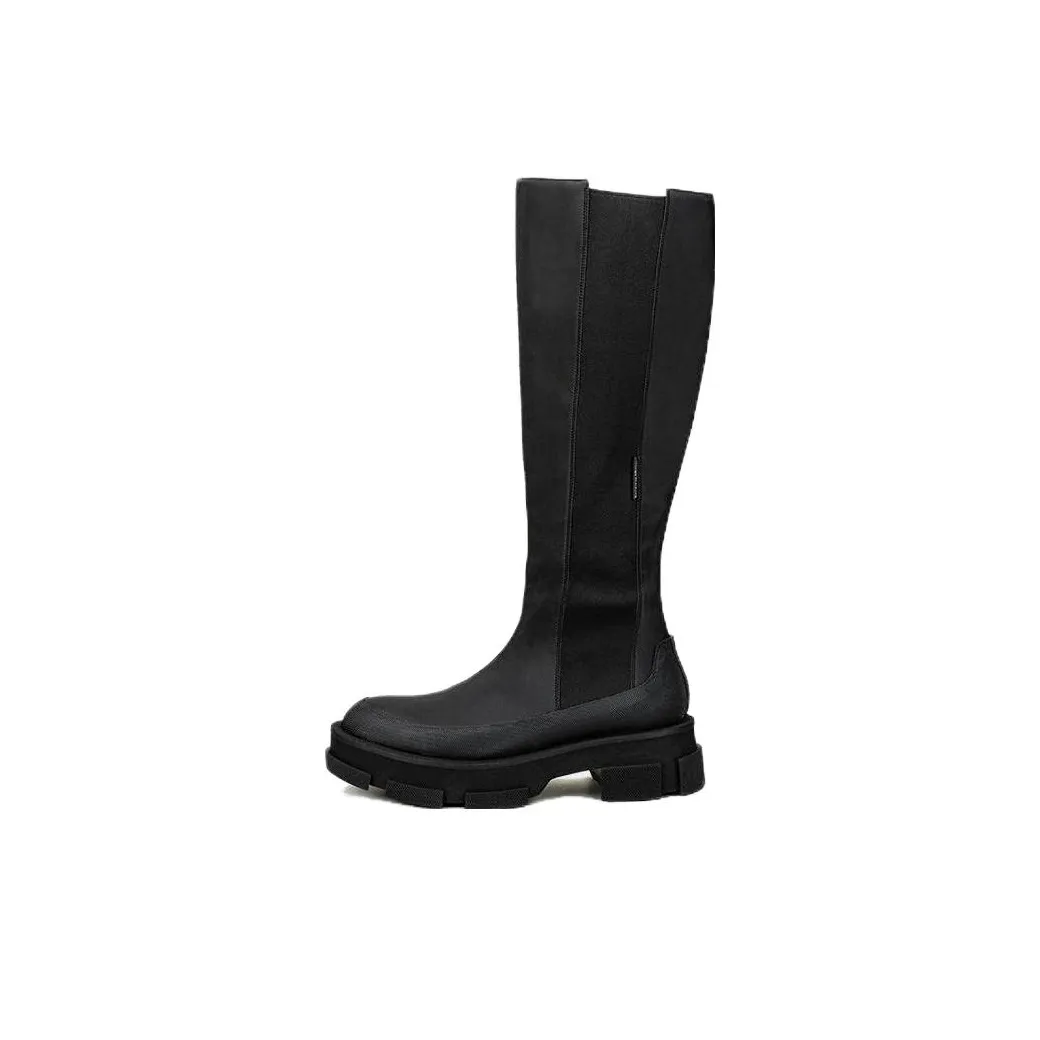 Both Knee high Boots 6.5cm Unisex Black