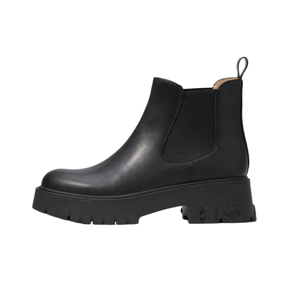 coach Caracter Short Chelsea Boots Women's Black