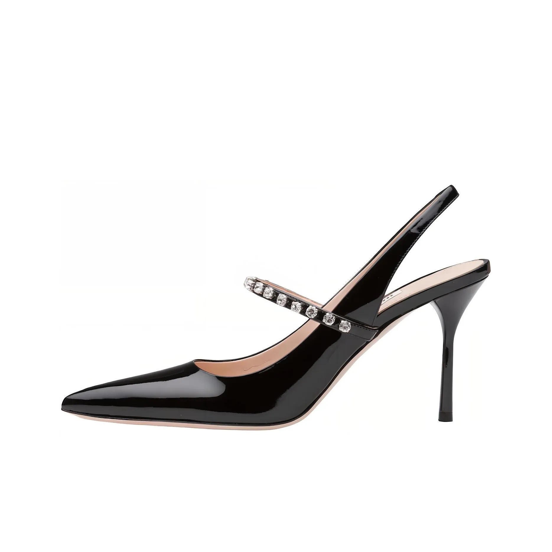 MIU MIU Slim Heel High Heels Women's Black