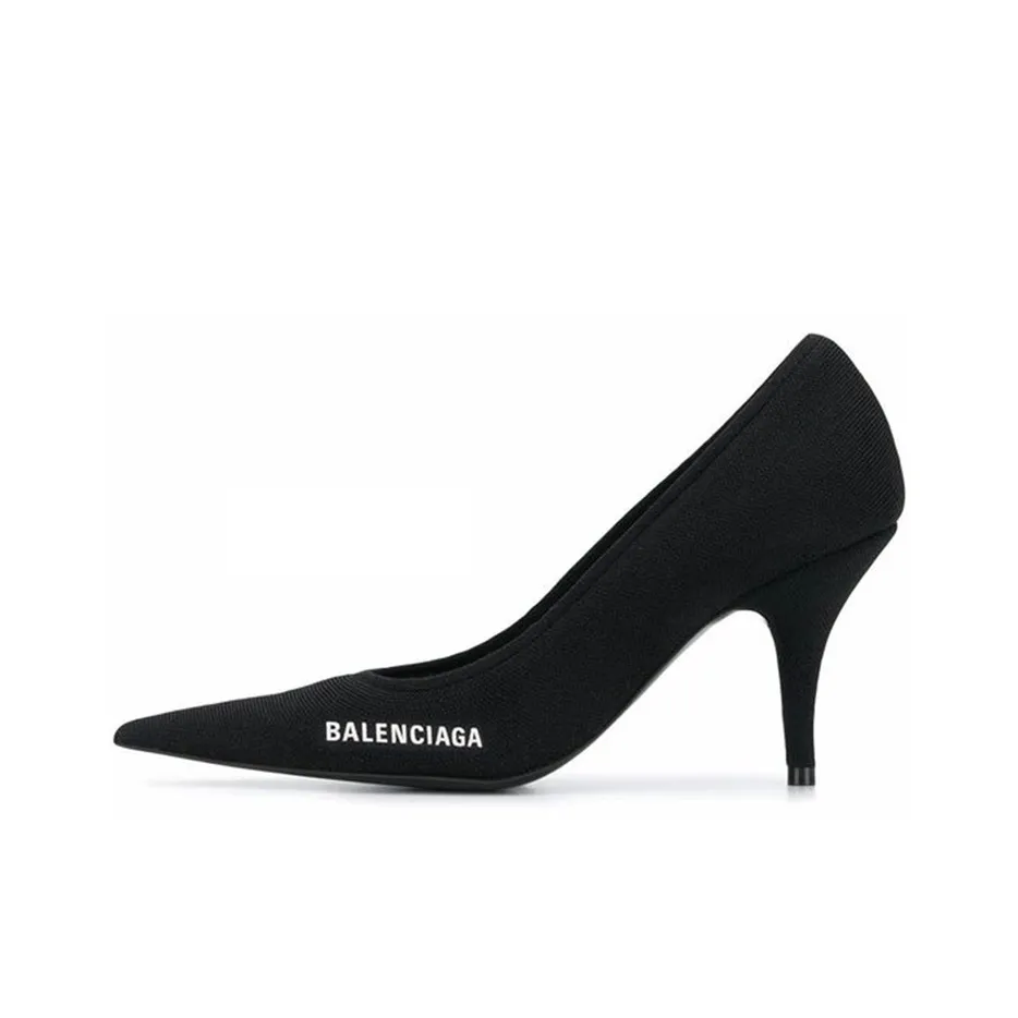 Balenciaga Knife Slim Heel High Heels 9cm Women's Black
