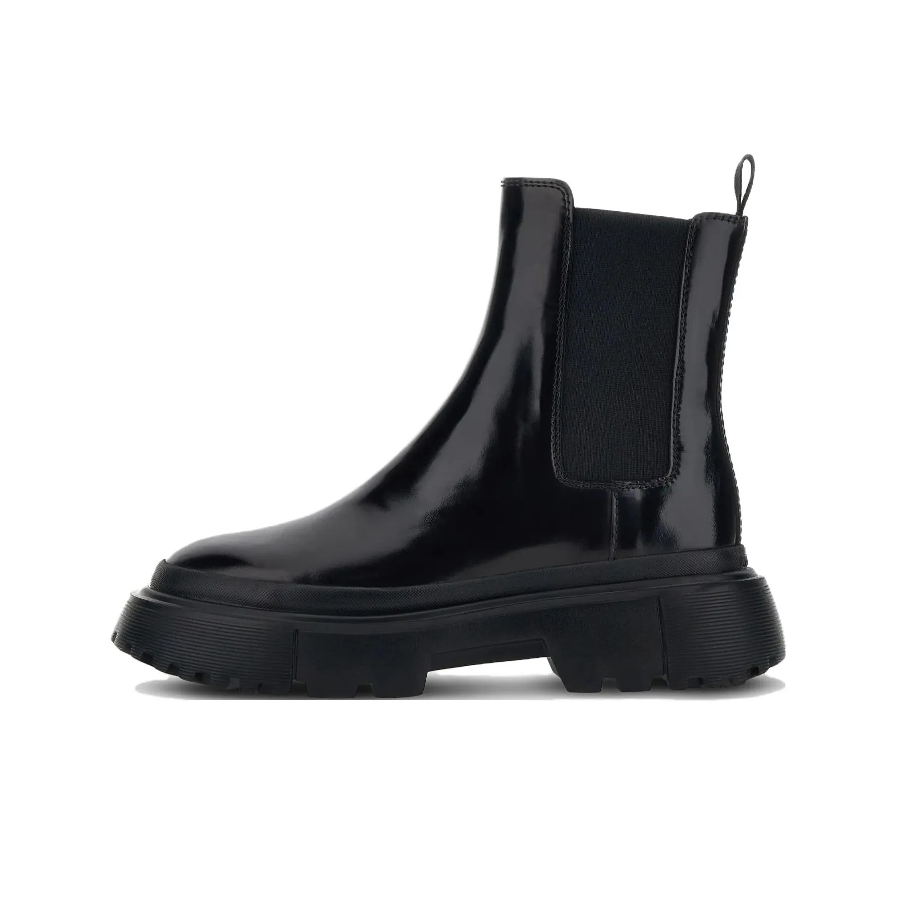 HOGAN Round Toe Ankle Boots Women's