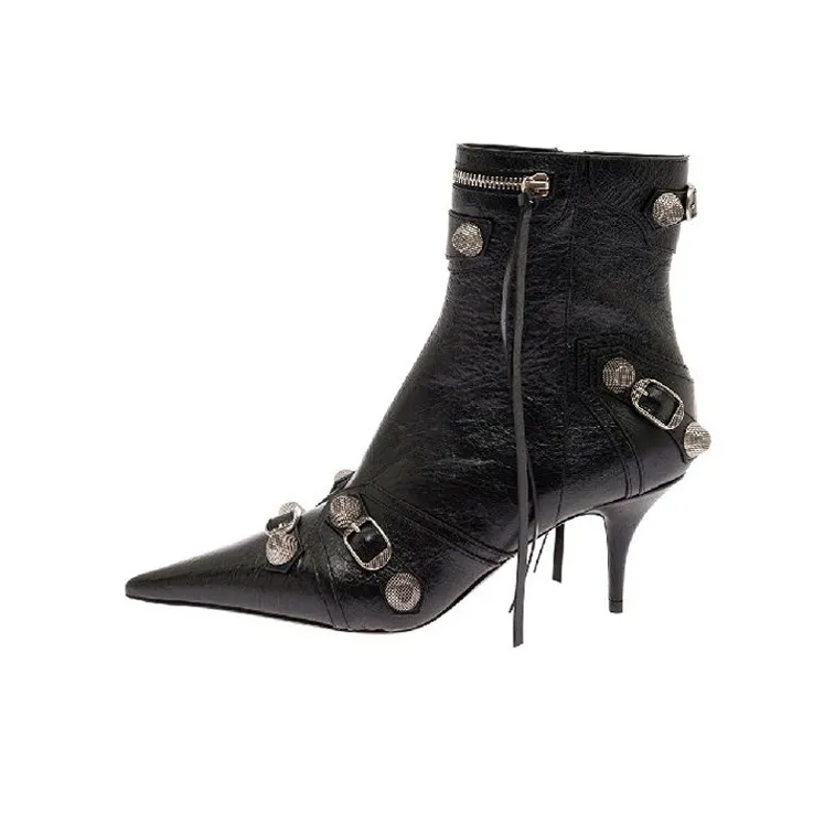 Balenciaga Cagole M70 Ankle Boots 'Black' Women's