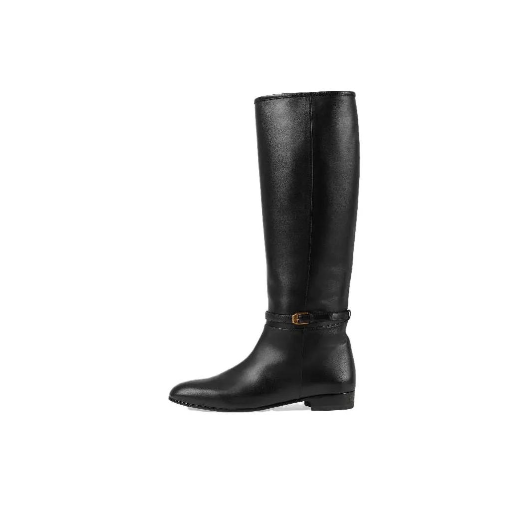 GUCCI Knee-high Leather Boots