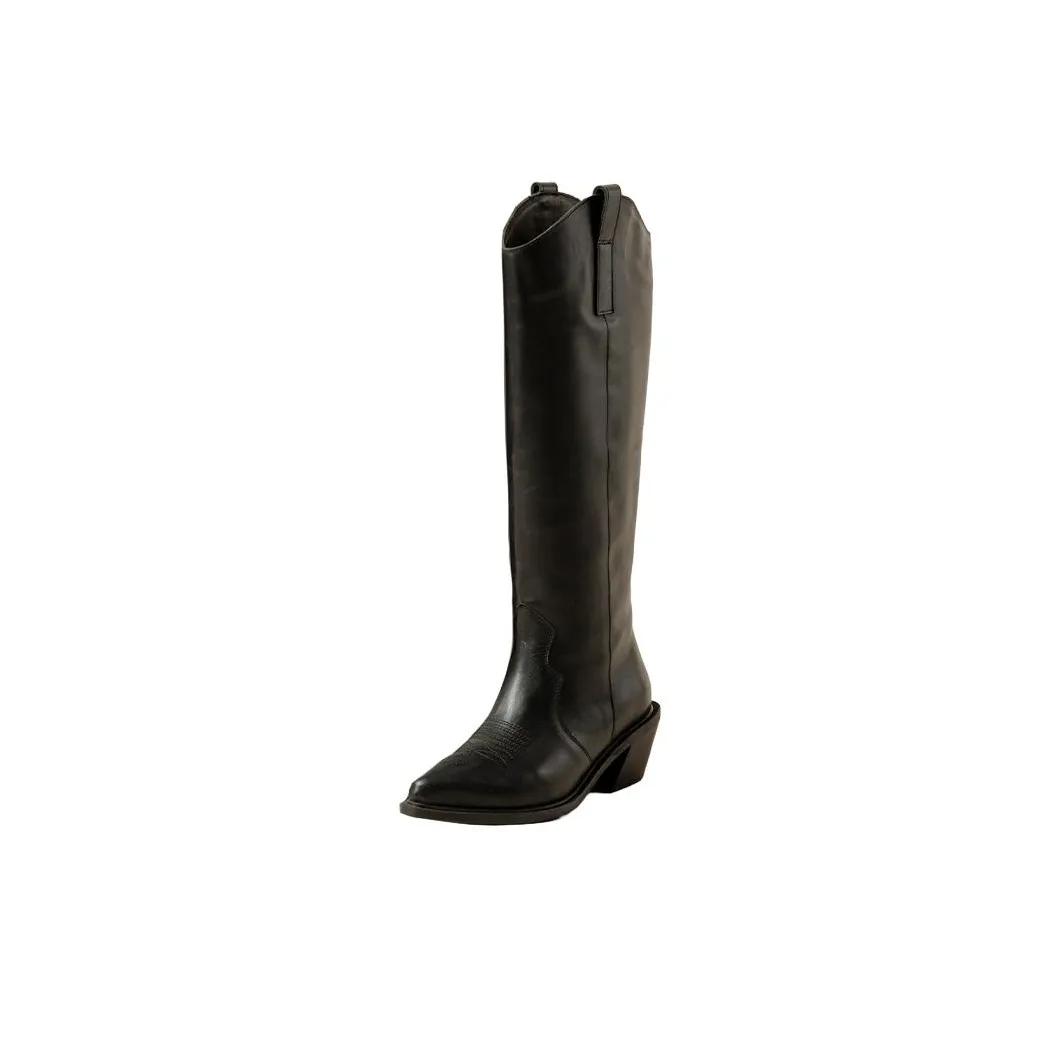 ALOHAS Knee high Boots 5.5cm Women's Black