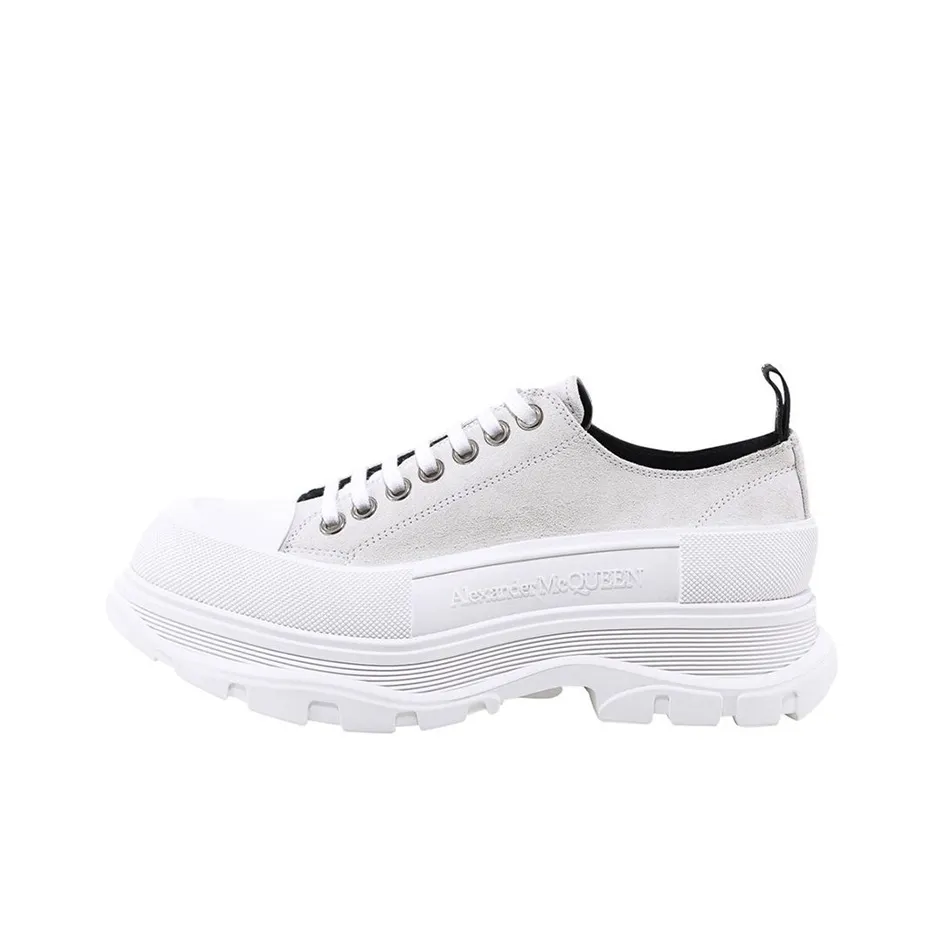 Alexander McQueen Tread Slick Lace Up 'White'