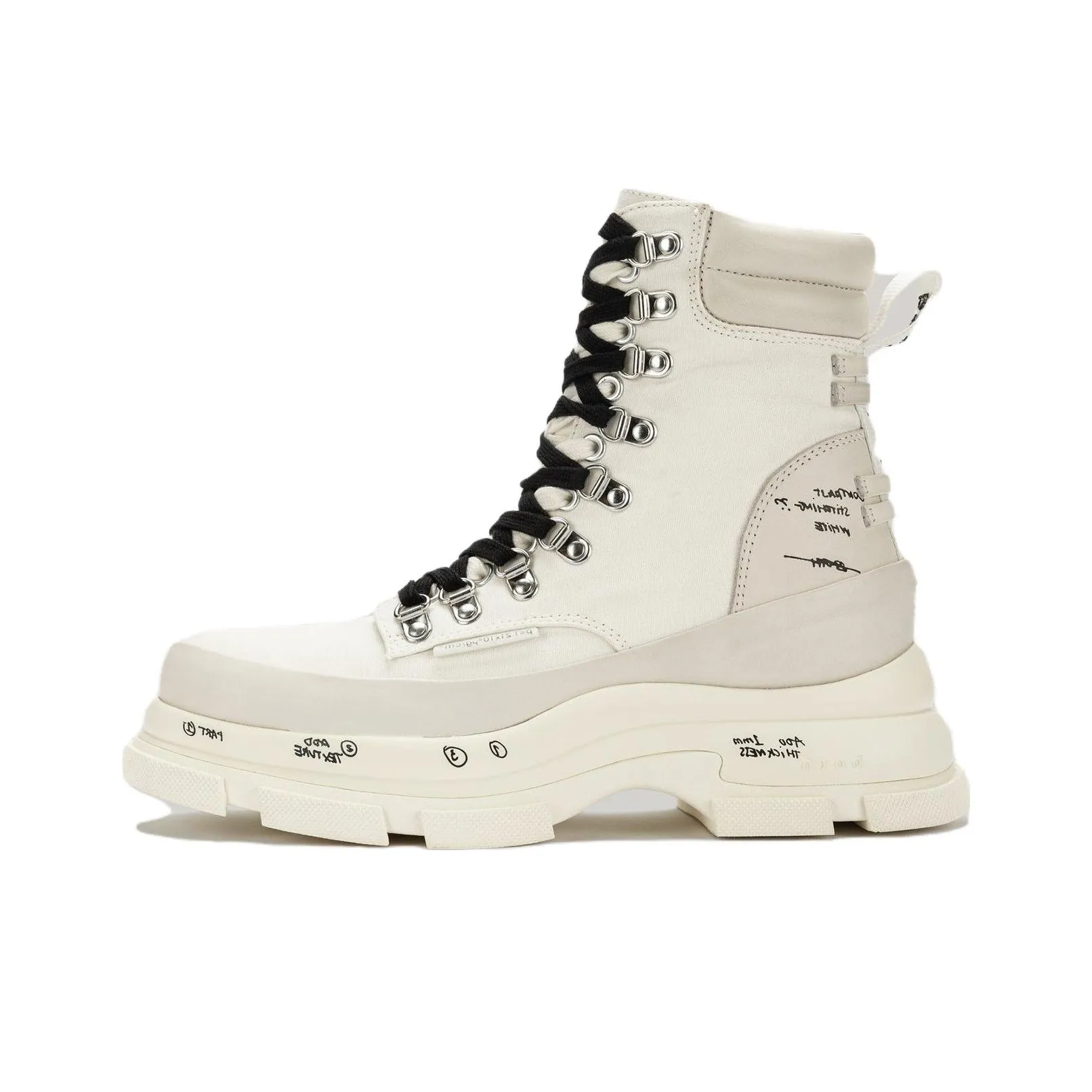 Both Gao Eva Короткий MID Голень Martin Boot Женские Белые