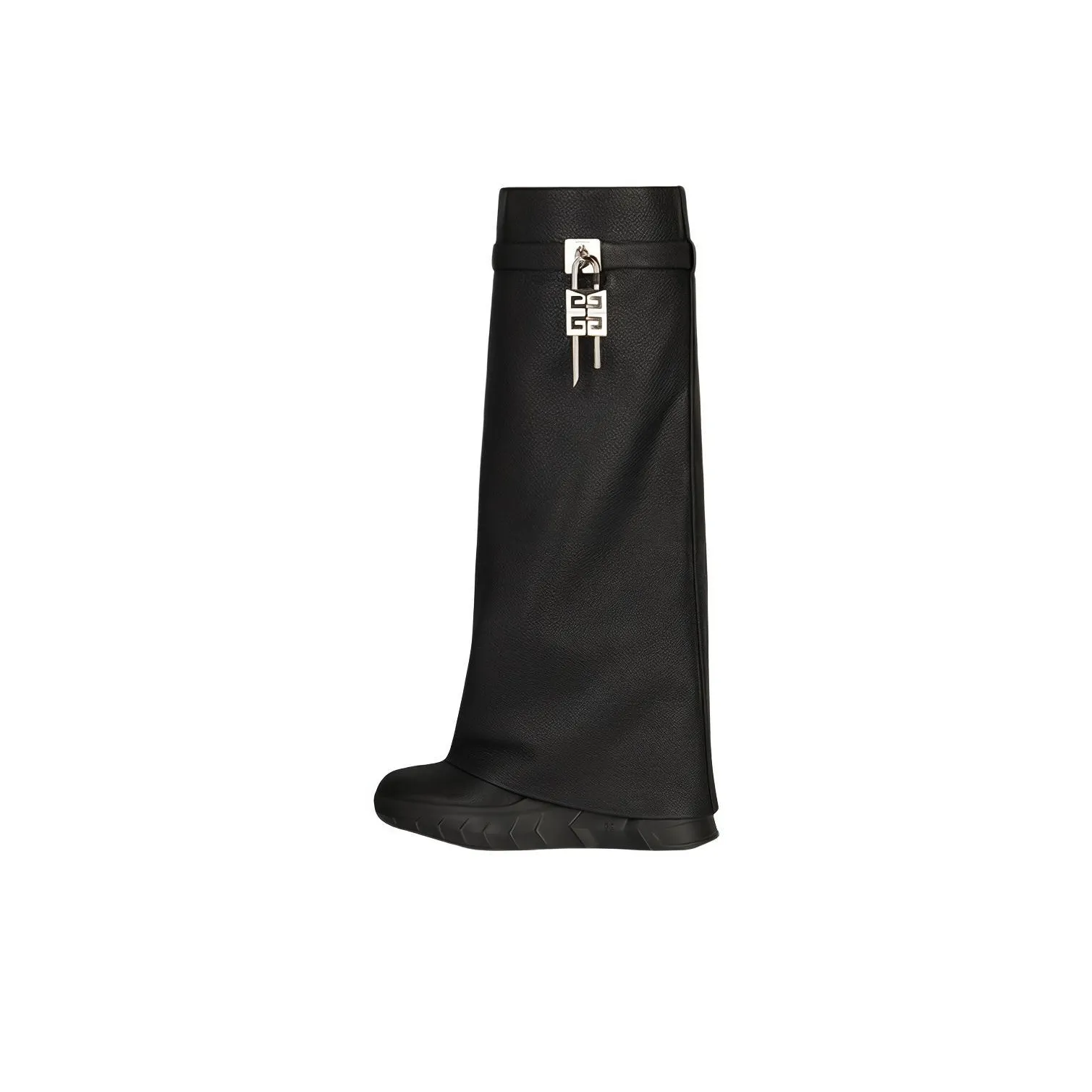 GIVENCHY Shark Lock Knee high Boots Women
s Black
