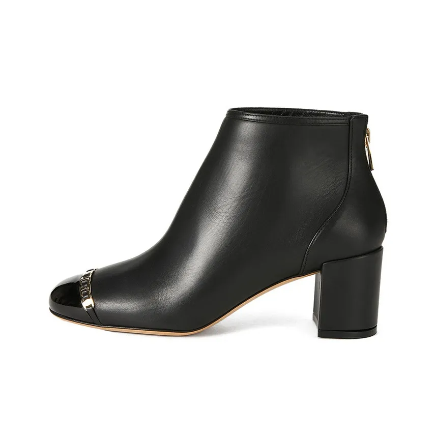 FERRAGAMO Vara Ankle Boots Women's Black