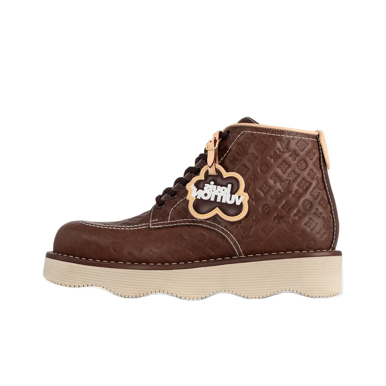 Tyler,The Creator x LOUIS VUITTON Short Martin Boot Men's Brown