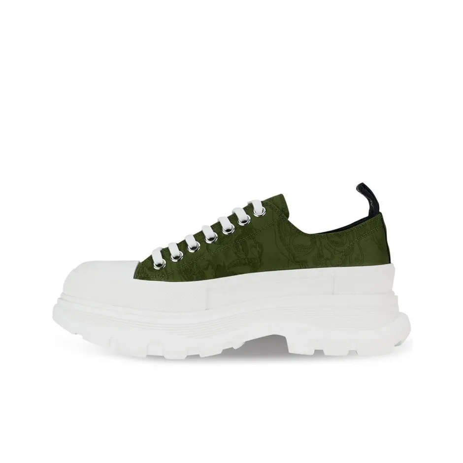 Alexander McQueen Tread Slick Ankle Length Martin Boot Men's Green