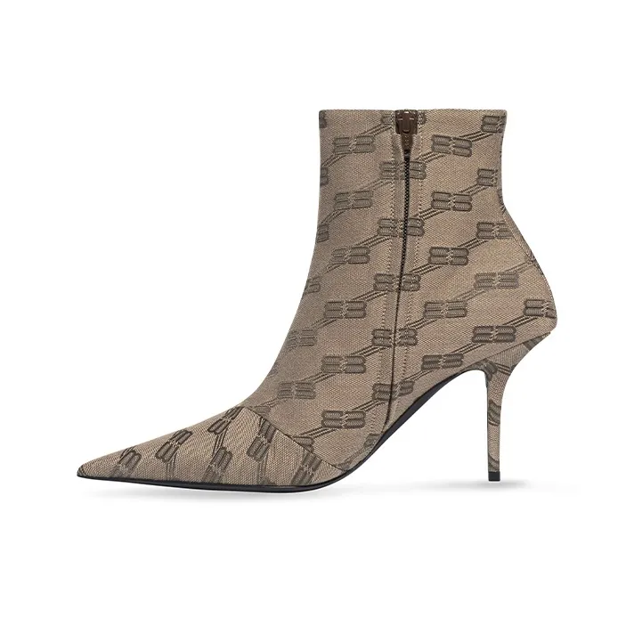 Balenciaga Knife Ankle Boots 8cm Women's Brown