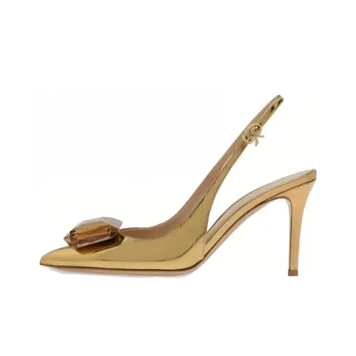 GIANVITO ROSSI Высокие каблуки Золотой Женские