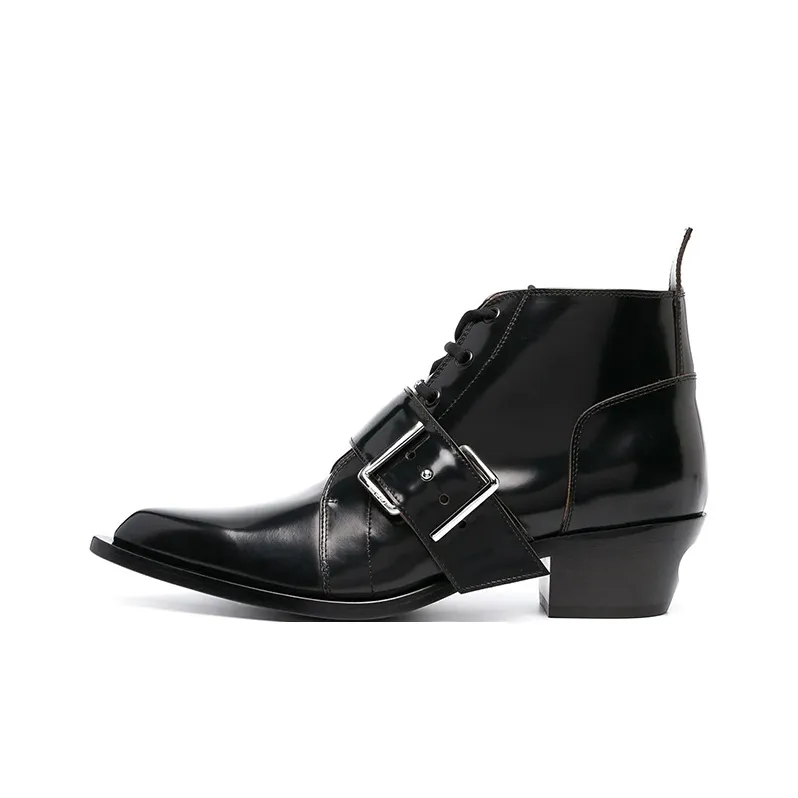OFF WHITE Side Buckle detail Boots