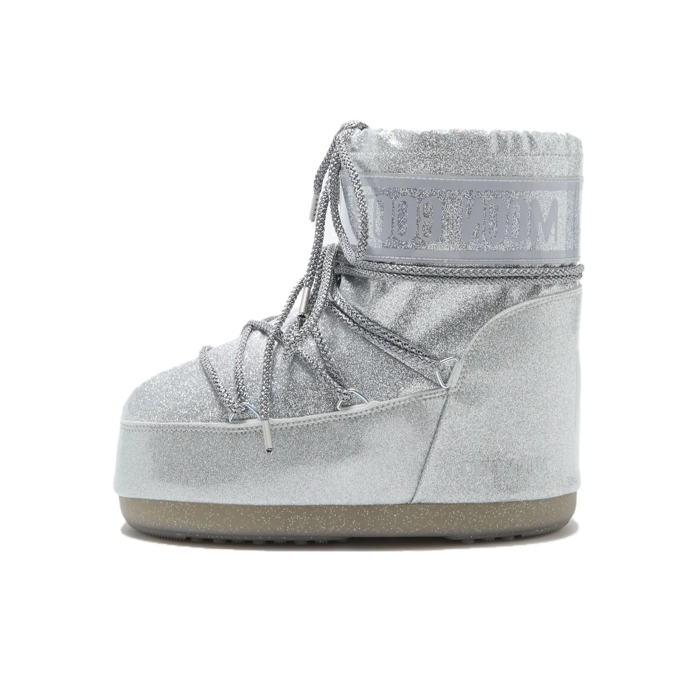 Moon Boot Icon Low Glitter Lace Up Boots