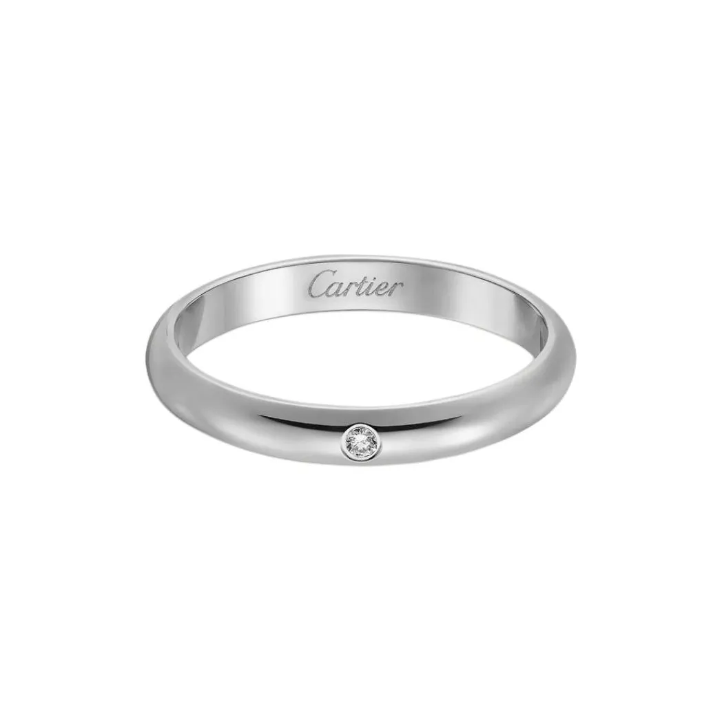 CARTIER Platinum Rings Women's Platinum