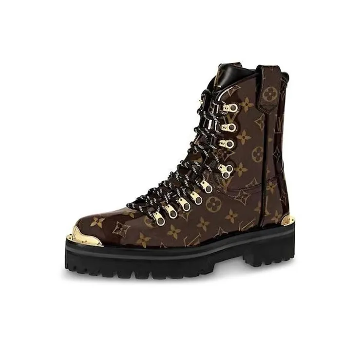 LOUIS VUITTON Monogram Ankle Boots
