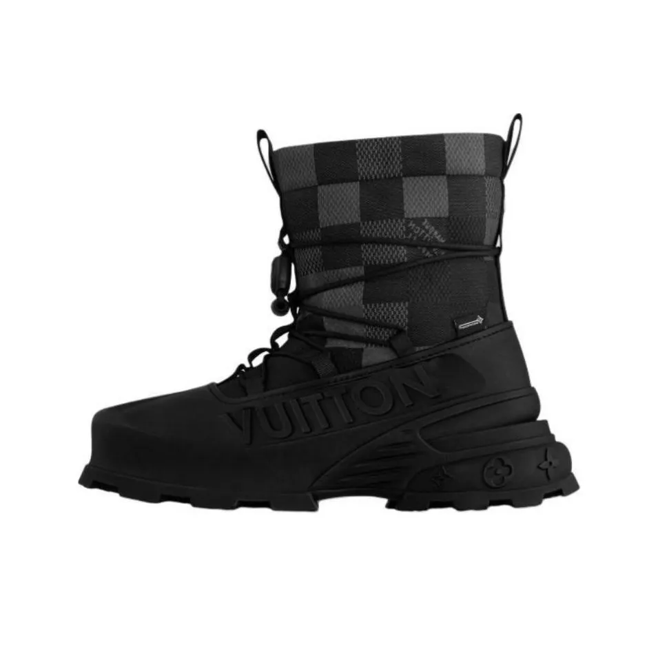 LOUIS VUITTON Ankle Boots Men Black