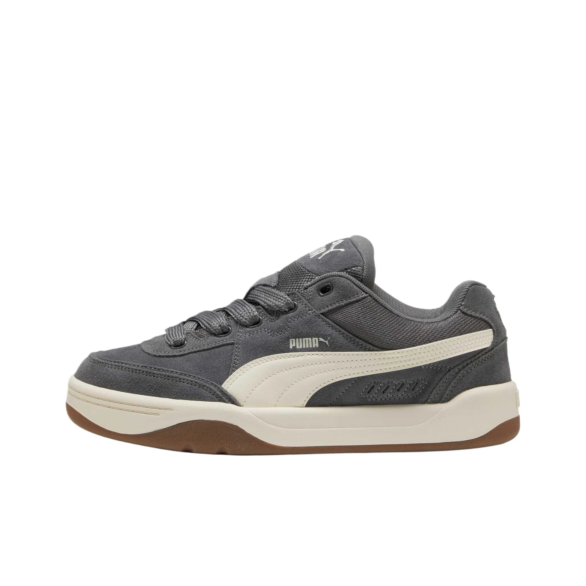 PUMA Park Lifestyle SK8 Износостойкий и Легкий Низкий Топ Кроссовки для скейтбординга Унисекс Серый