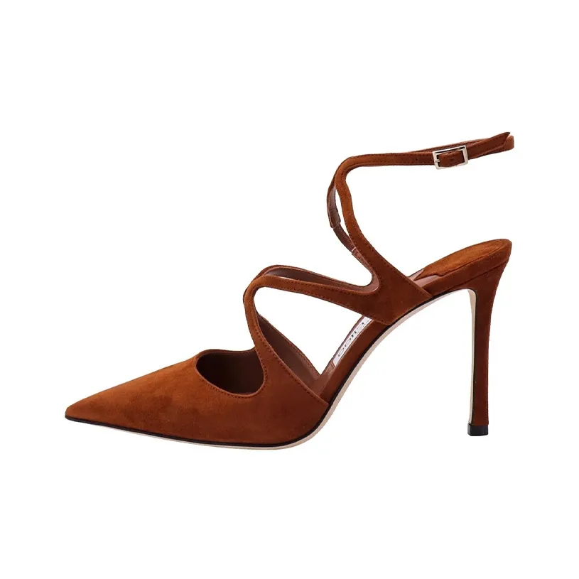 Jimmy Choo Azia 105mm Pointed Suede Pumps